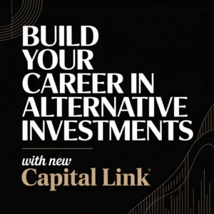 new capital link careers blog image of these words in white black a nd gold